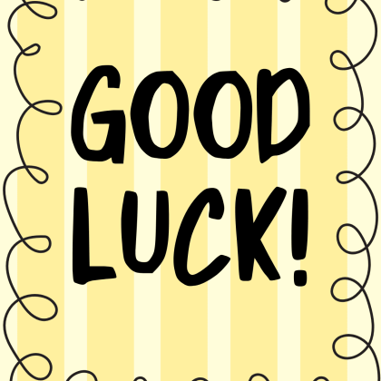 Good Luck Gift Card